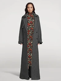 Renwicks Belted Wool Trench Coat