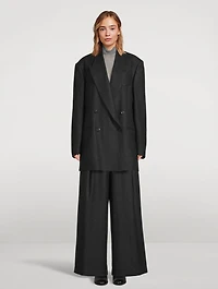 Bliss Double-Breasted Wool Blazer