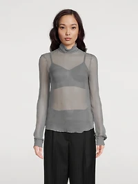 Conis Sheer Silk Blouse