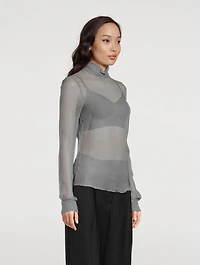 Conis Sheer Silk Blouse