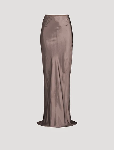 Sati Bias-Cut Maxi Skirt