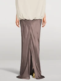 Sati Bias-Cut Maxi Skirt