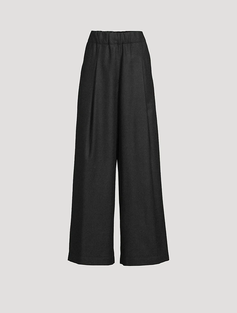 Pila Wide-Leg Wool Trousers