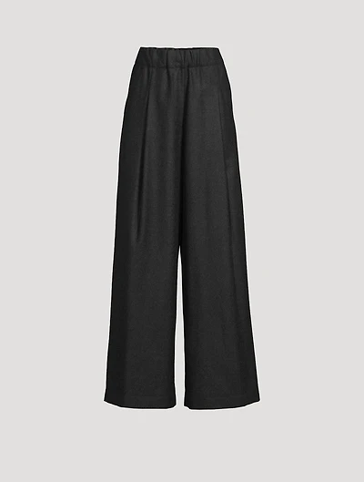 Pila Wide-Leg Wool Trousers