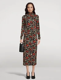 Hosk Turtleneck Floral Print