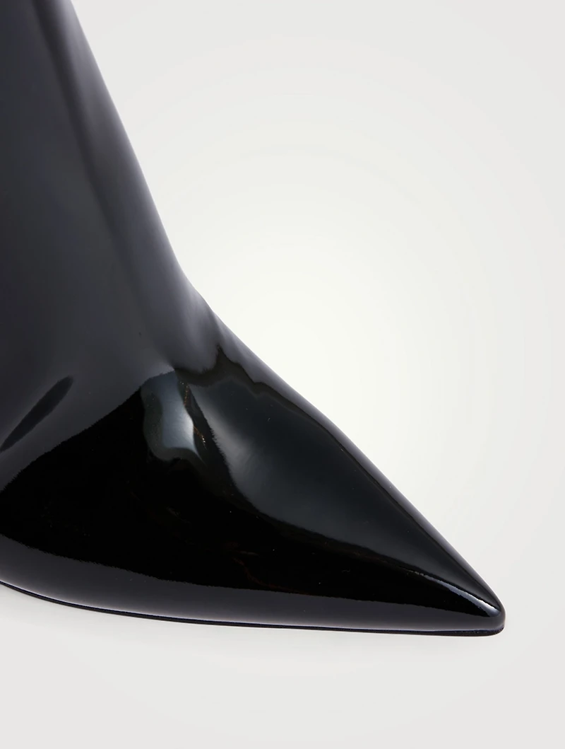 Avril Patent Leather Booties