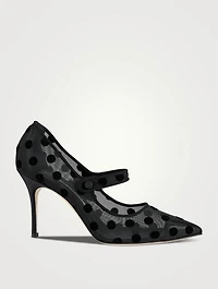 Camparimesh Mary Jane Pumps
