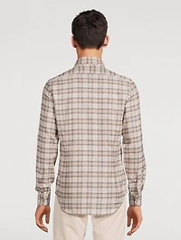 Dandy Cotton Shirt Check Print