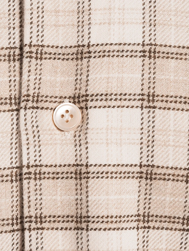 Dandy Cotton Shirt Check Print
