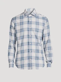 Dandy Cotton Shirt Tartan Print