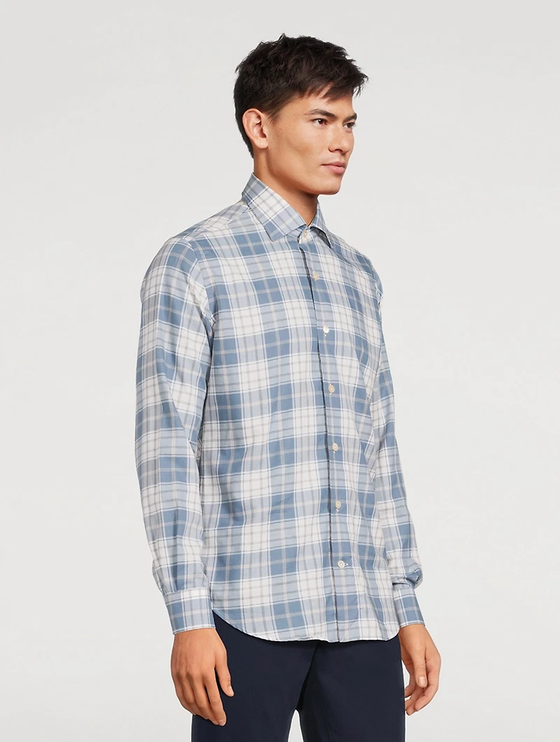 Dandy Cotton Shirt Tartan Print