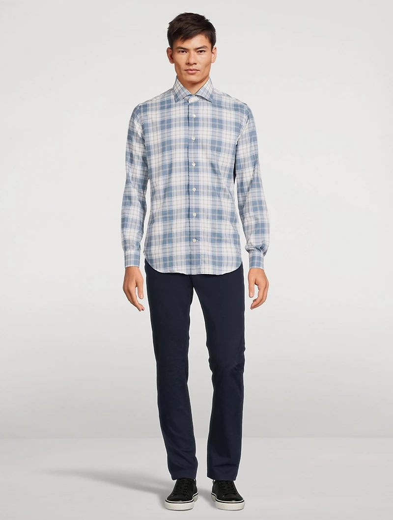 Dandy Cotton Shirt Tartan Print