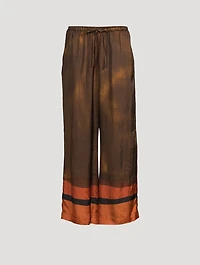 Puvis Printed Wide-Leg Trousers