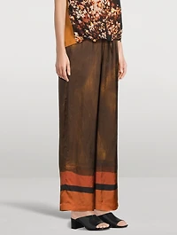 Puvis Printed Wide-Leg Trousers