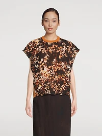 Hernet Cotton-Blend Printed T-Shirt