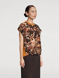 Hernet Cotton-Blend Printed T-Shirt