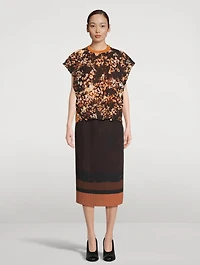 Hernet Cotton-Blend Printed T-Shirt