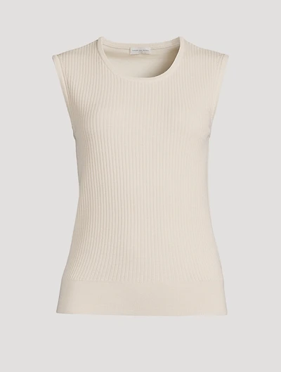 Toinette Wool Ribbed Top