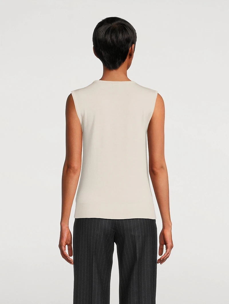 Toinette Wool Ribbed Top