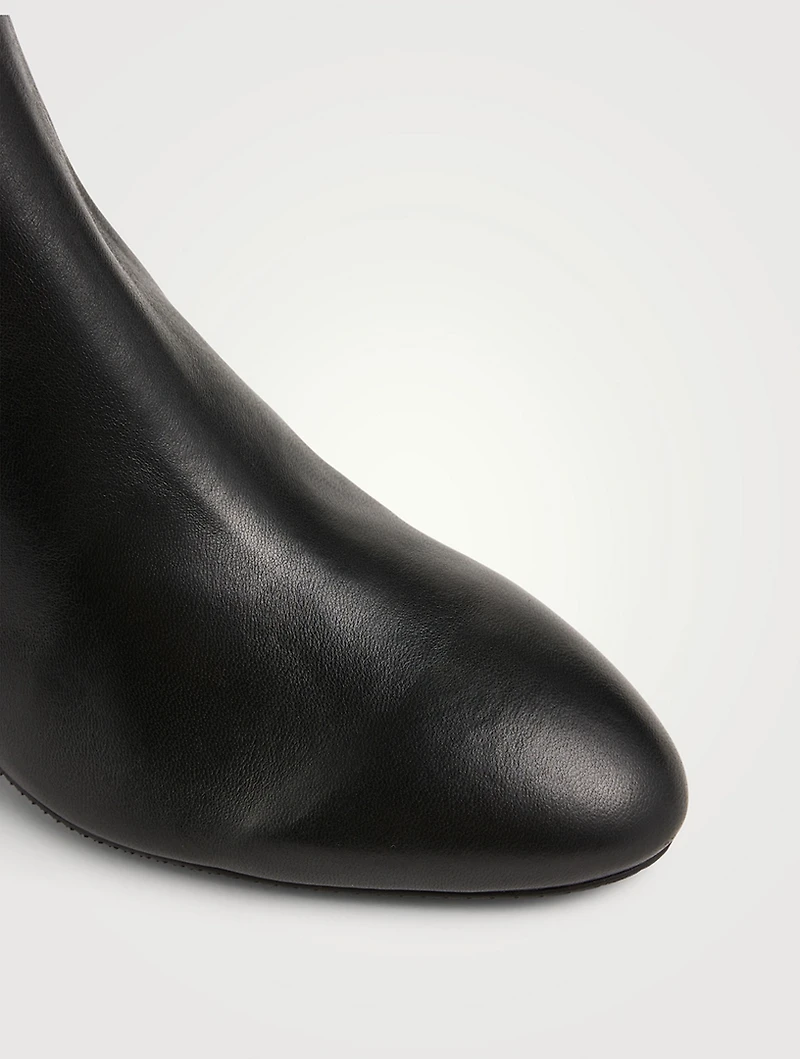 Yuliana Leather Ankle Boots