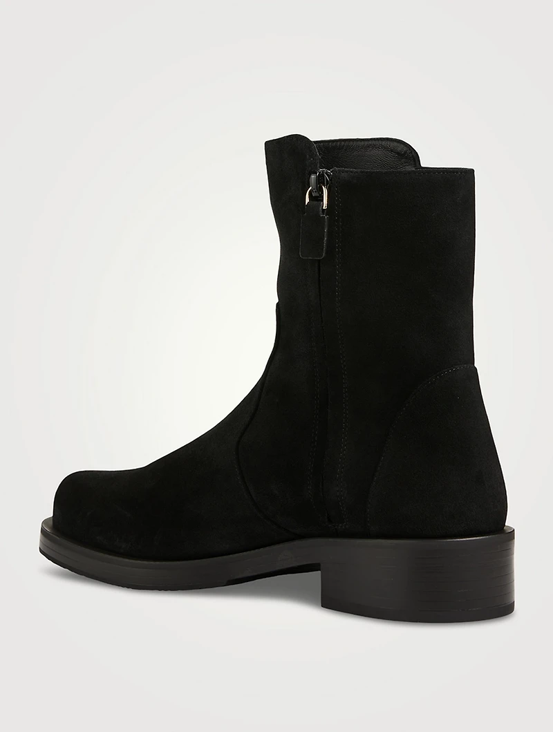 Bold Suede Ankle Boots