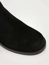 Bold Suede Ankle Boots