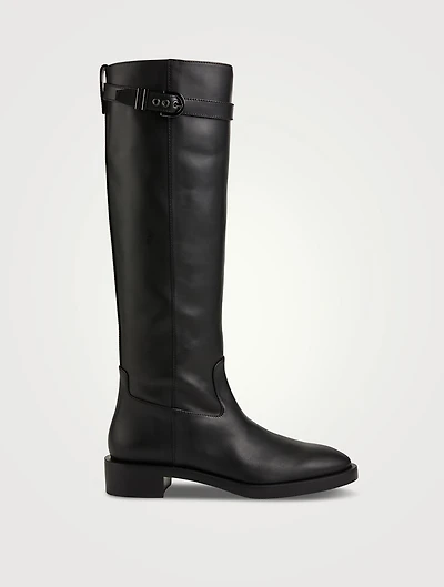 Maverick Leather Knee-High Boots