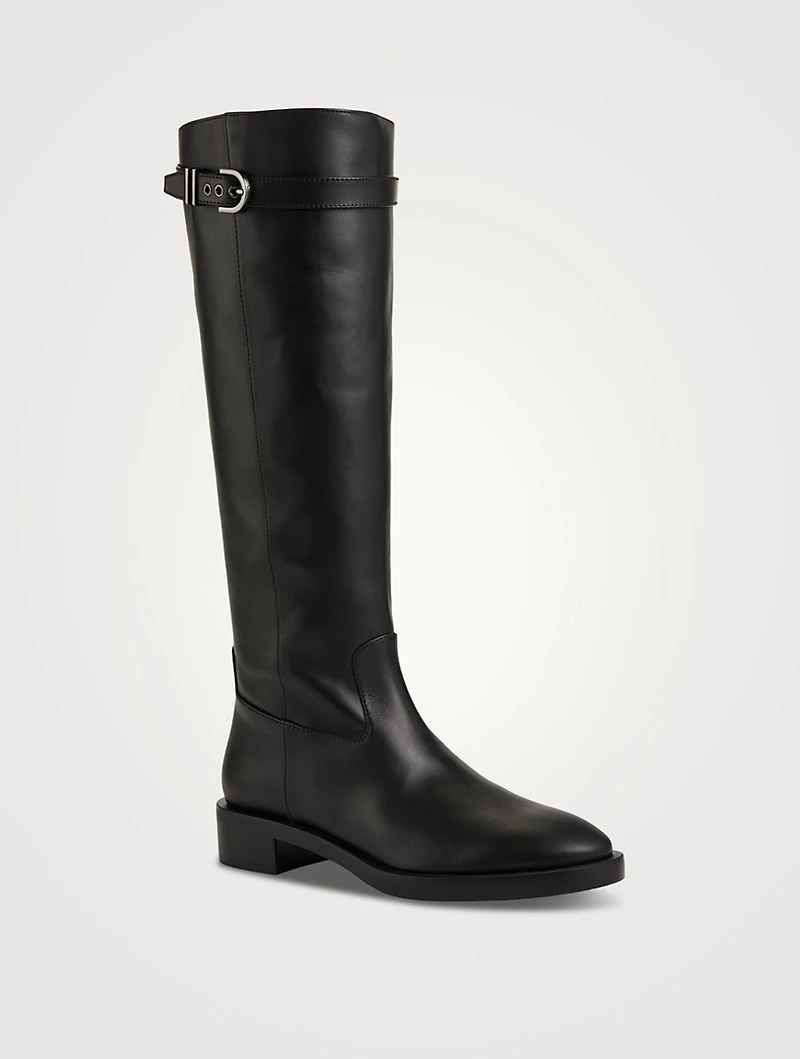 Maverick Leather Knee-High Boots