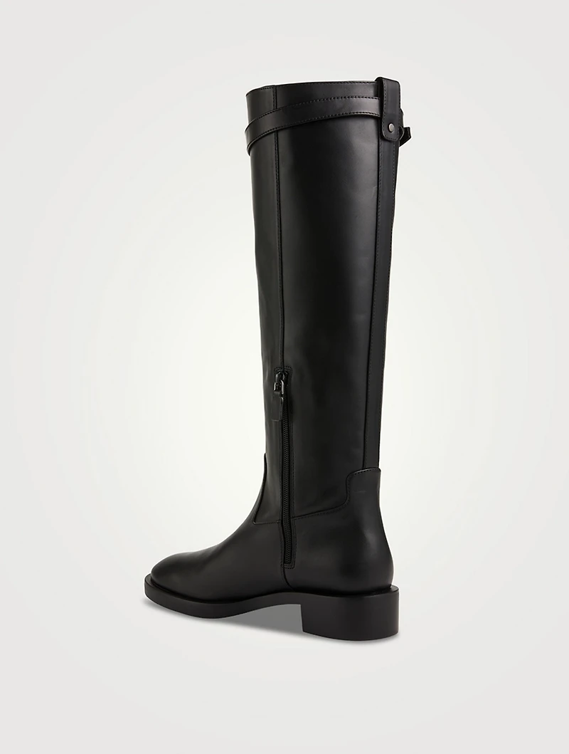 Maverick Leather Knee-High Boots