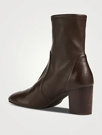 Yuliana Leather Ankle Boots