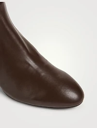 Yuliana Leather Ankle Boots