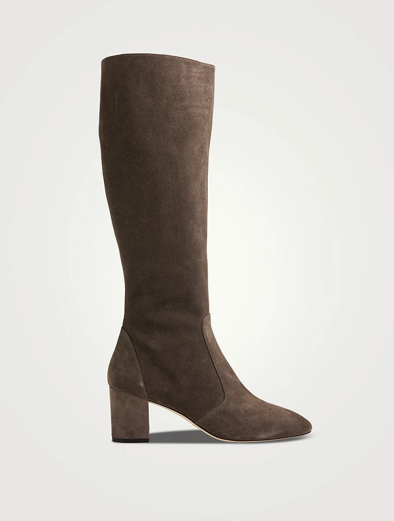 Yuliana Suede Knee-High Boots
