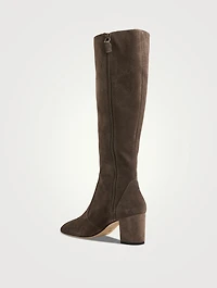 Yuliana Suede Knee-High Boots