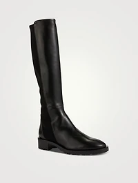 5050 Lug-Sole Leather Knee-High Boots
