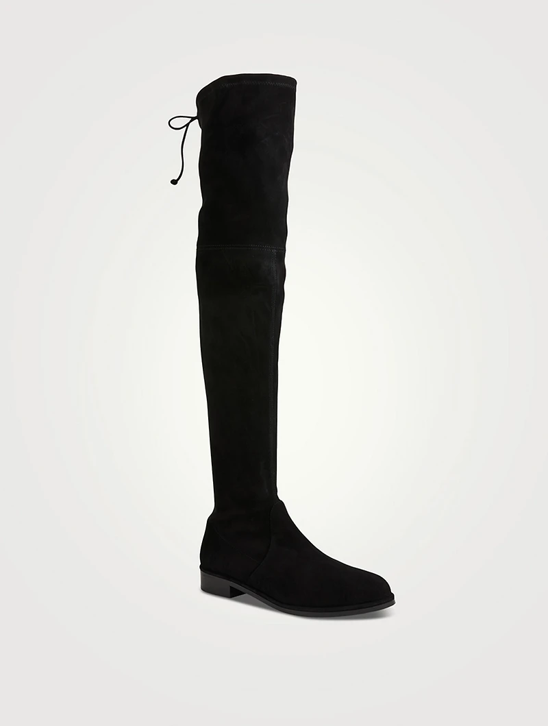 Lowland Bold Suede Over-The-Knee Boots