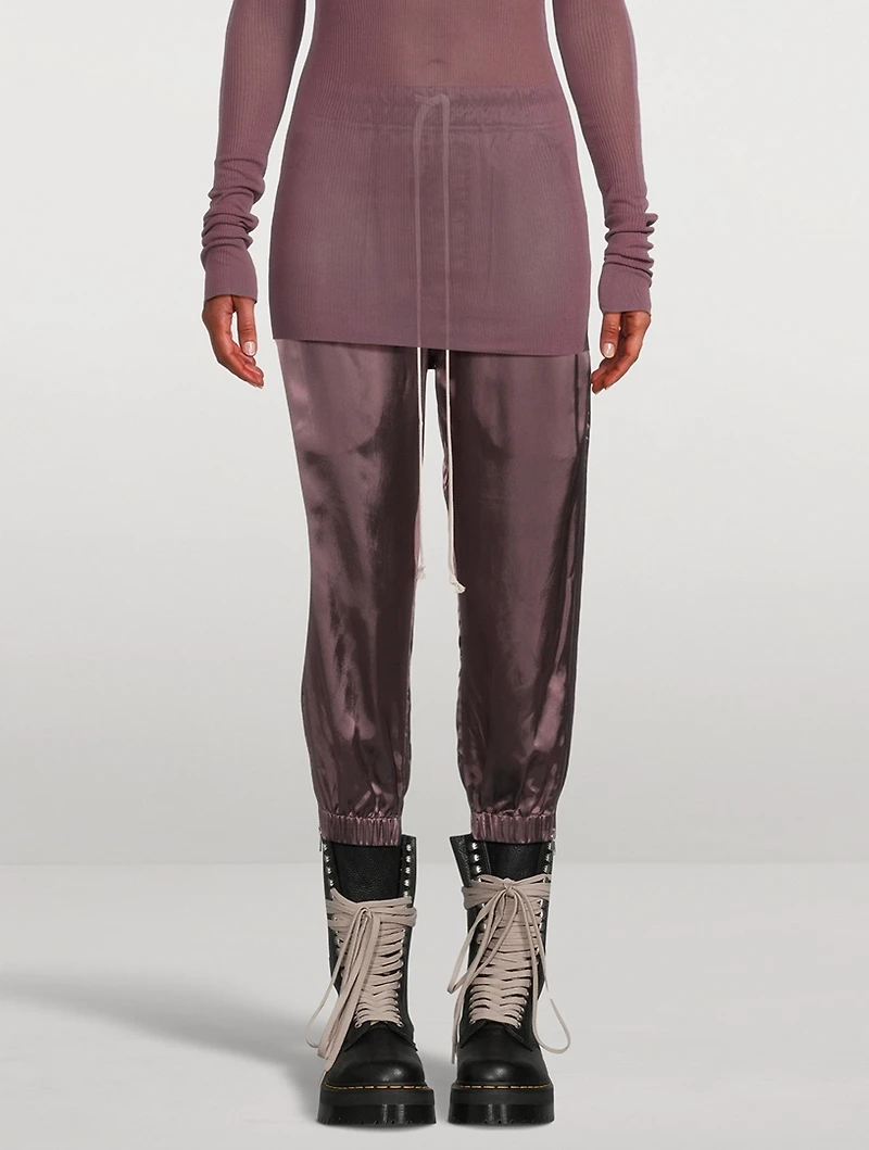 Edfu Satin Drawstring Pants