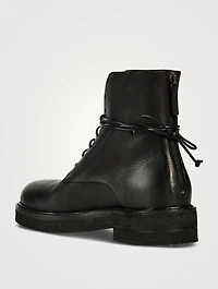 Parrucca Leather Combat Boots