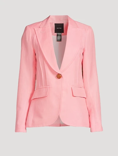 Pintuck Blazer