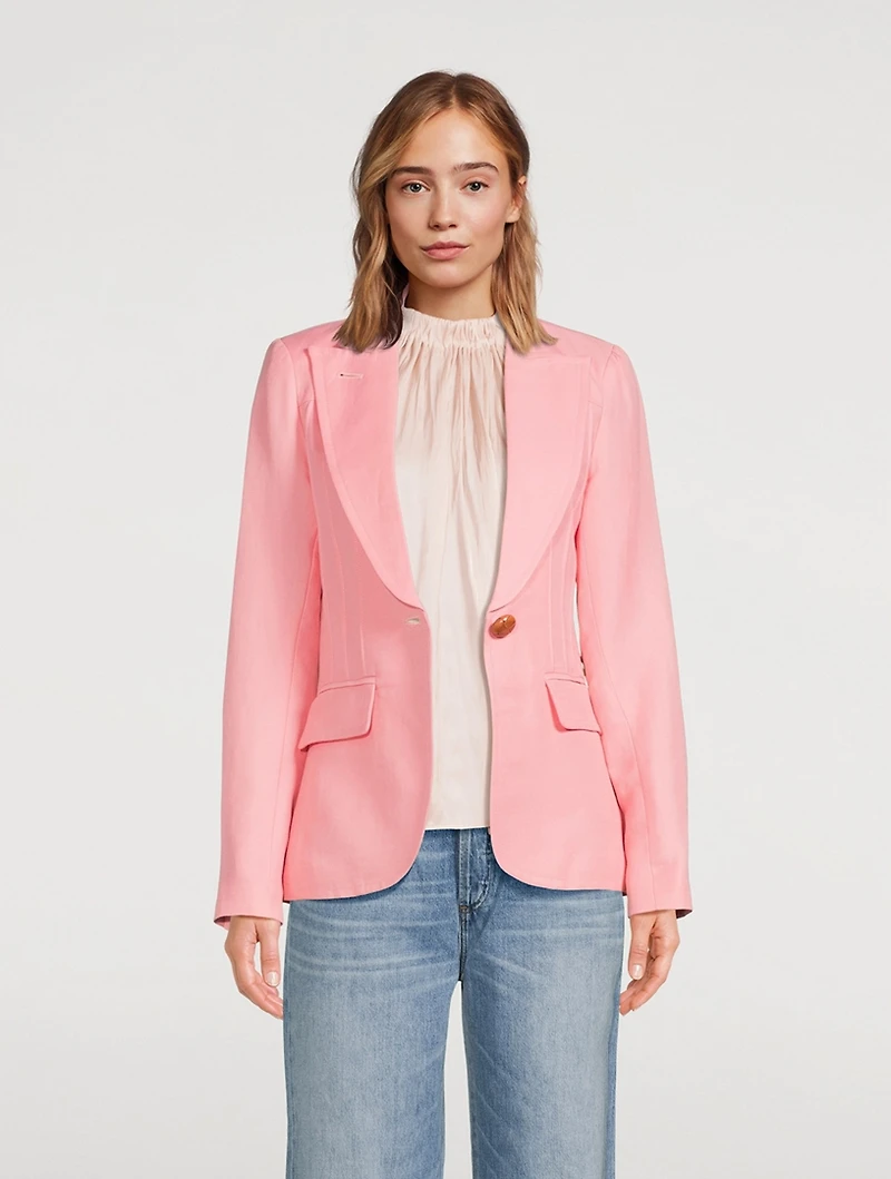 Pintuck Blazer