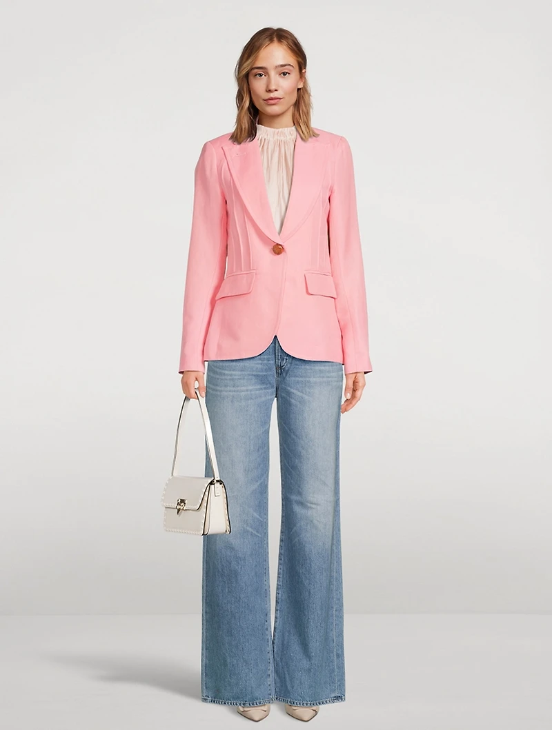 Pintuck Blazer