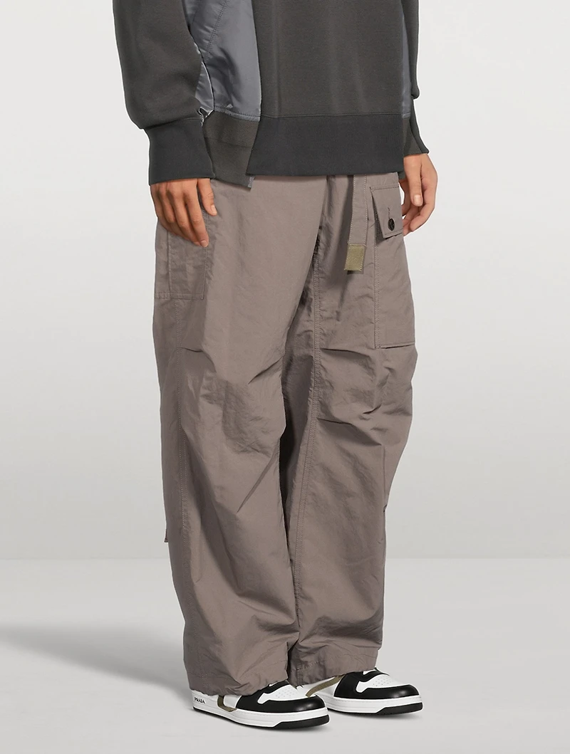 Matte Taffeta Pants