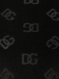 Flocked Jersey Cropped T-Shirt