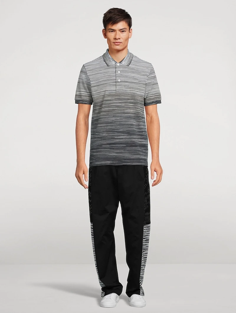 Cotton Striped Polo Shirt