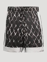 Stretch Silk Shorts