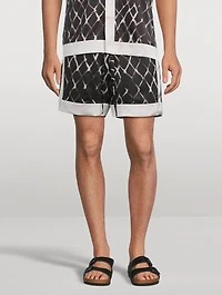 Stretch Silk Shorts