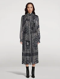 Shirt Dress Bandana Print