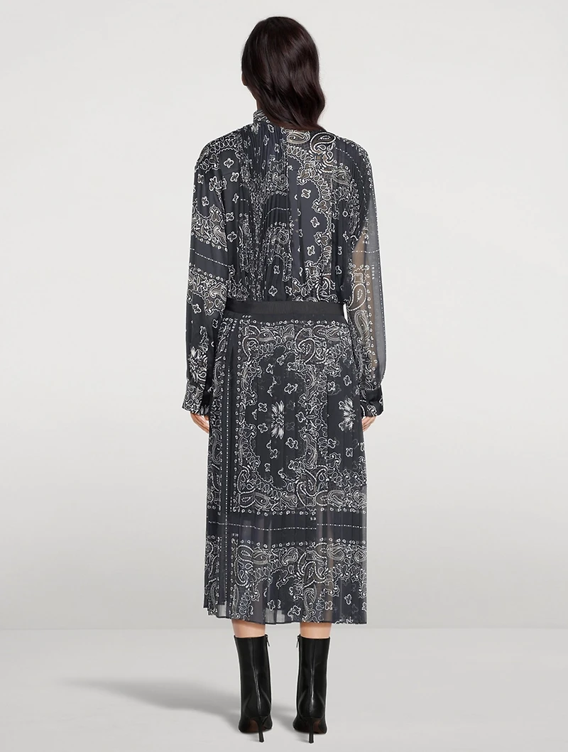 Shirt Dress Bandana Print