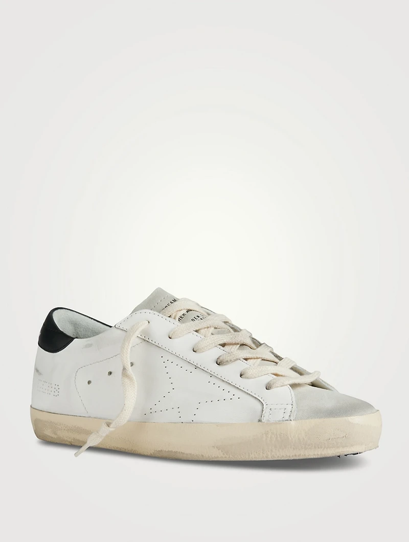 Super-Star Leather Sneakers With Suede Toe