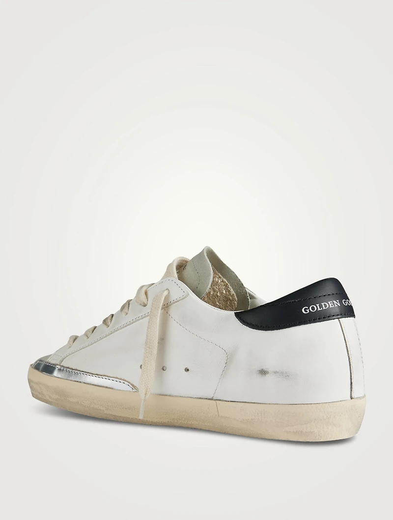 Super-Star Leather Sneakers With Suede Toe