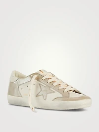 Super-Star Laminated Leather Sneakers